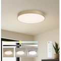 Brilagi - LED-dimmbare Deckenleuchte POOL LED/60W/230V 3000-6000K Ø 50 cm goldfarben + Fernbedienung