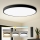 Brilagi - LED-dimmbare Deckenleuchte POOL SMART LED/180W/230V 3000-6000K Ø 120 cm Wi-Fi Tuya schwarz + Fernbedienung