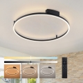 Brilagi - LED-dimmbare Deckenleuchte PORTOFINO LED/60W/230V 3000-6000K Ø 80 cm schwarz + Fernbedienung