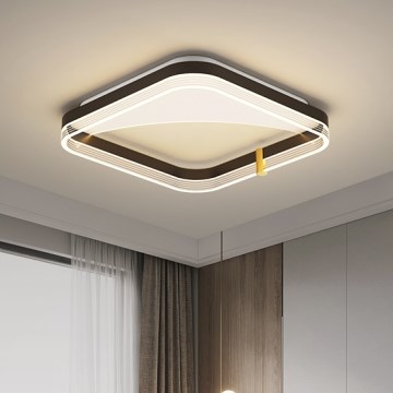 Brilagi - LED-dimmbare Deckenleuchte SIRELI LED/56W/230V 3000-6000K 40x40 cm + Fernbedienung