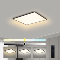 Brilagi - LED-dimmbare Deckenleuchte SLIMFRAME LED/36W/230V 45x45 cm 3000-6000K schwarz + Fernbedienung