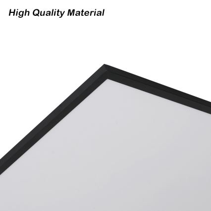 Brilagi - LED-dimmbare Deckenleuchte SLIMFRAME LED/80W/230V 120x60 cm 3000-6000K schwarz + Fernbedienung