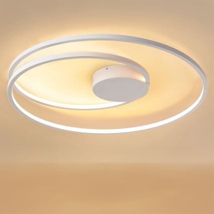 Brilagi - LED-dimmbare Deckenleuchte TWISTER LED/105W/230V 3000-6000K Ø 100 cm weiß + Fernbedienung