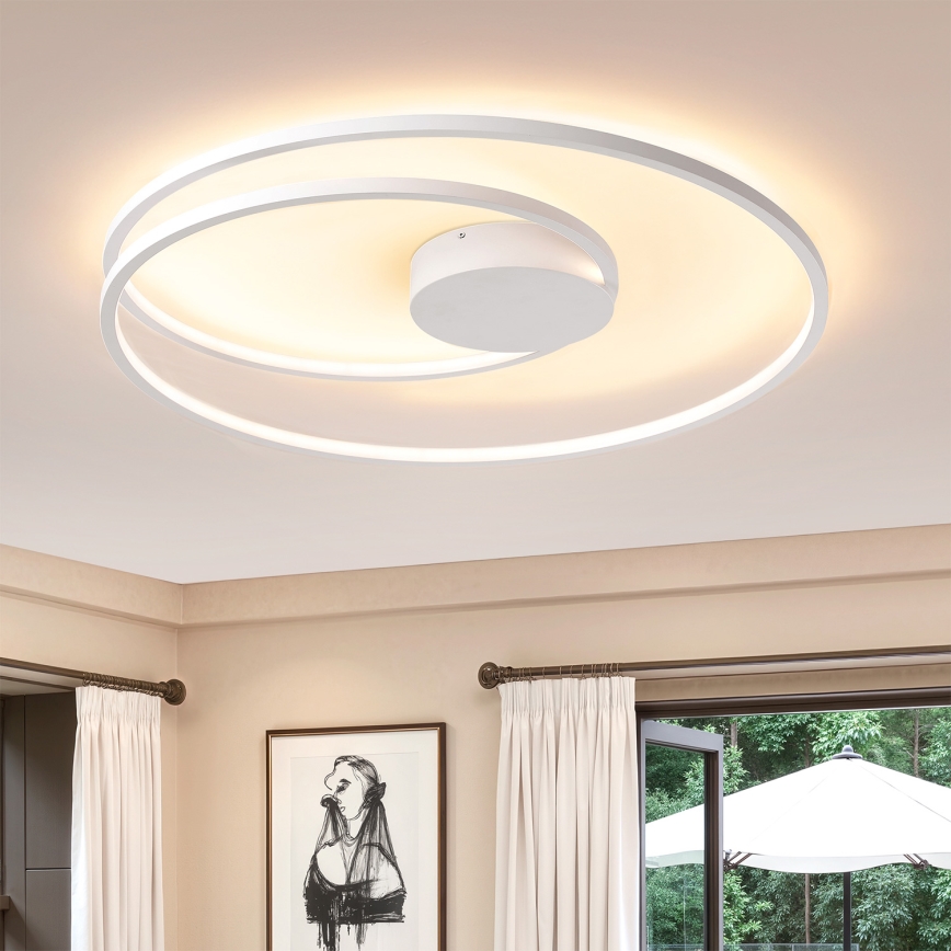 Brilagi - LED-dimmbare Deckenleuchte TWISTER LED/105W/230V 3000-6000K Ø 100 cm weiß + Fernbedienung