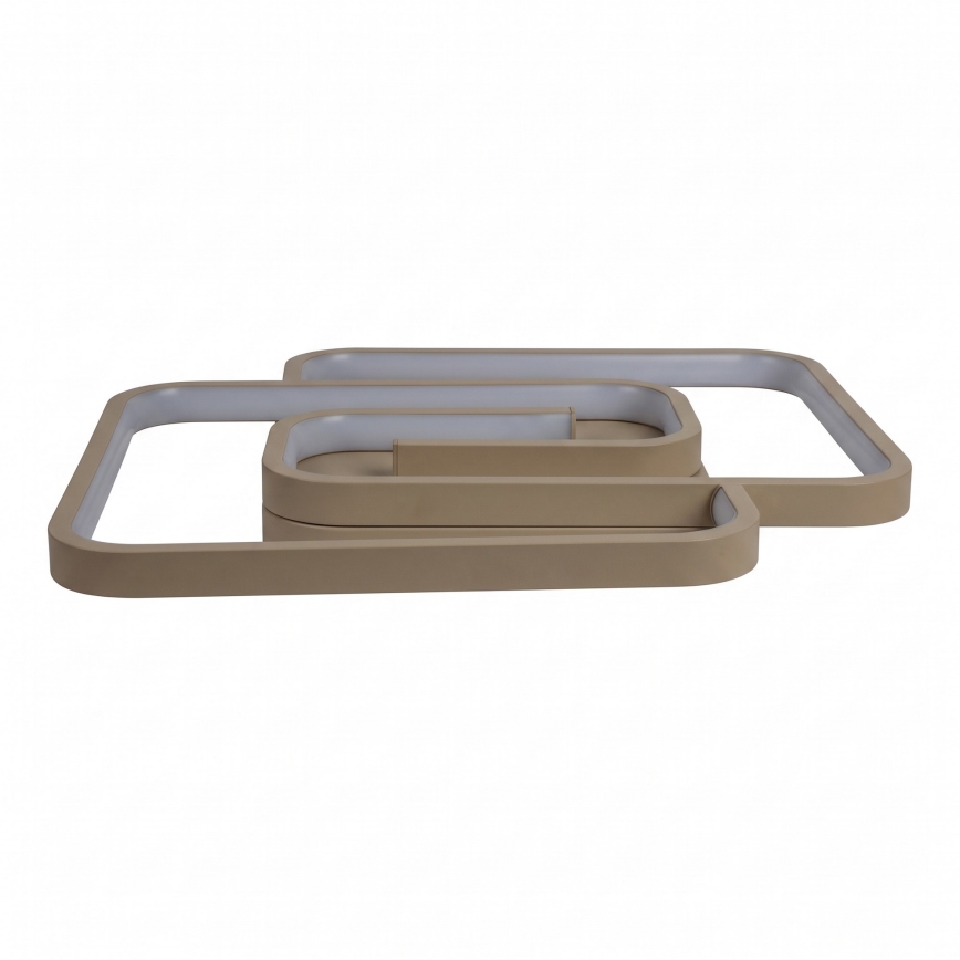 BRILAGI - Dimmbare LED-Deckenleuchte VELO LED/64W/230V 3000-6500K 48x48 cm beige + Fernbedienung