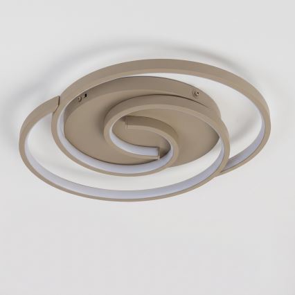 BRILAGI - dimmbare LED-Deckenleuchte VELO LED/70W/230V 3000-6500K 38x47,8 cm beige + Fernbedienung