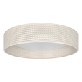 Brilagi - LED-dimmbare Deckenleuchte VELVET SMARTIX LED/24W/230V 3000-6000K Ø 45 cm cremefarben Wi-Fi Tuya Beacon + Fernbedienung
