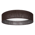 Brilagi - LED-dimmbare Deckenleuchte VELVET SMARTIX LED/36W/230V 3000-6000K Ø 55 cm braun Wi-Fi Tuya Beacon + Fernbedienung