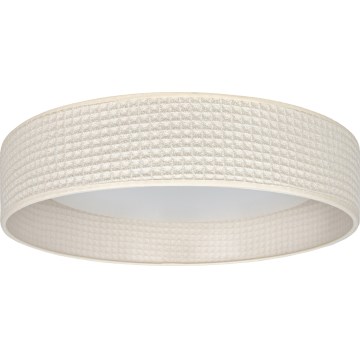 Brilagi - LED dimmbare Deckenleuchte VELVET SMARTIX LED/36W/230V 3000–6000K Ø 55 cm creme Wi-Fi Tuya Beacon + Fernbedienung