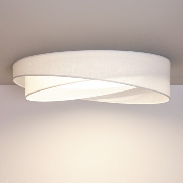BRILAGI - LED dimmbare Deckenleuchte VELVET TWIST LED/36W/230V 3000-6000K Ø 65 cm Wi-Fi Tuya Beacon weiß + Fernbedienung