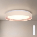 Brilagi - LED dimmbare Deckenleuchte WALDO LED/48W/230V 3000-6500K Ø 40 cm beige/gold + Fernbedienung