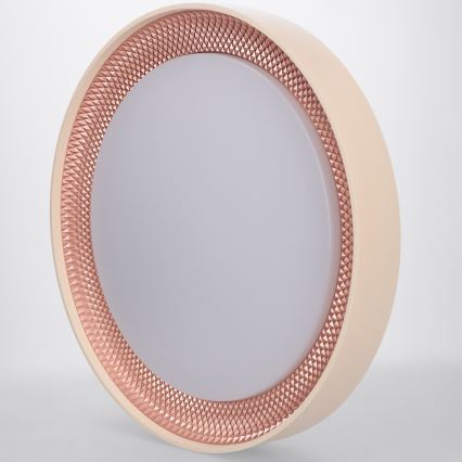 Brilagi - LED dimmbare Deckenleuchte WALDO LED/48W/230V 3000-6500K Ø 40 cm beige/gold + Fernbedienung