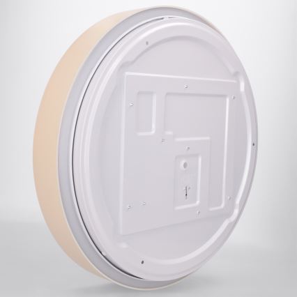 Brilagi - LED dimmbare Deckenleuchte WALDO LED/48W/230V 3000-6500K Ø 40 cm beige/gold + Fernbedienung