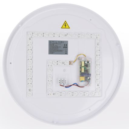 Brilagi - dimmbare LED-Deckenleuchte WALDO LED/48W/230V 3000-6500K Ø 40 cm schwarz/gold + Fernbedienung