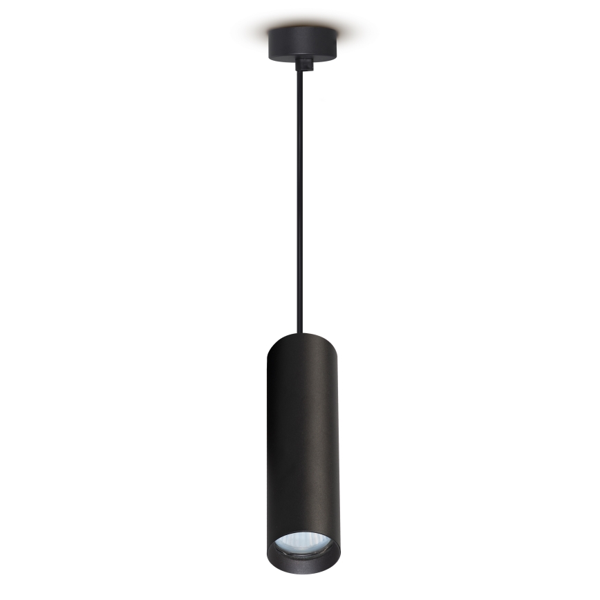 Brilagi - LED RGBW dimmbare Pendelleuchte am Seil SELE 1x GU10/4,8 W/230 V 3000 K schwarz + Fernbedienung
