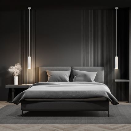 Brilagi - LED RGBW dimmbare Pendelleuchte an Kabel SELE 1xGU10/6W/230V 3000K weiß + Fernbedienung