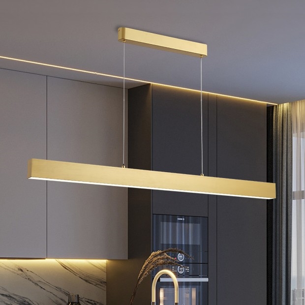 Brilagi - LED dimmbare Hängeleuchte an Kabel SLEEKLINE SMART LED/40W/230V 3000-6000K Wi-Fi Tuya goldfarben + Fernbedienung