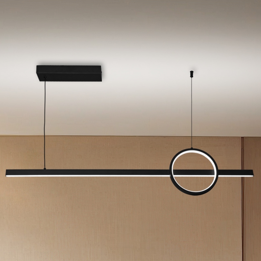 Brilagi - LED dimmbare Hängeleuchte an Seil NIVIO LED/20W/230V 3000/4000/6000K + Fernbedienung