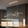 Brilagi - LED-dimmbare Hängeleuchte an Seil SIGNATURE LED/55W/230V 3000-6000K 120x23 cm beige + mit Fernbedienung