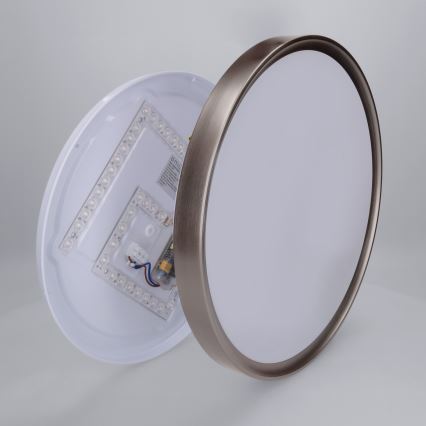 Brilagi - dimmbare LED-Deckenleuchte FANCIA LED/48W/230V 3000-6500K Ø 39 cm Anthrazit + Fernbedienung