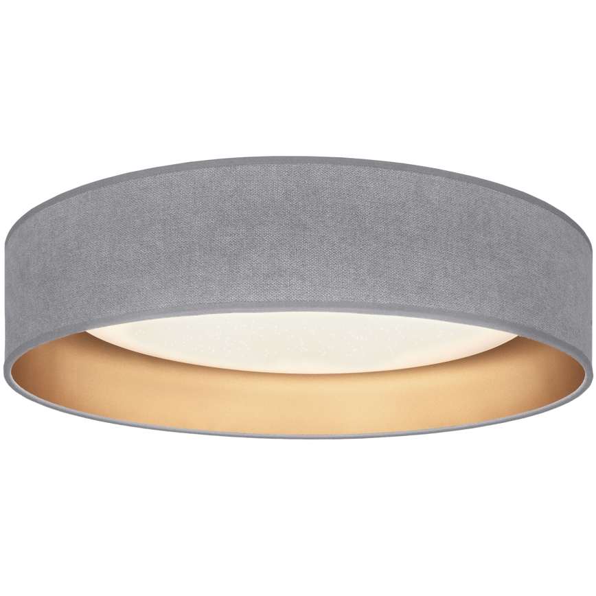 Brilagi - LED-dimmbare Deckenleuchte VELVET SMARTIX STARS LED/24W/230V 3000–6000K Ø 45 cm grau/gold Wi‑Fi Tuya Beacon + Fernbedienung