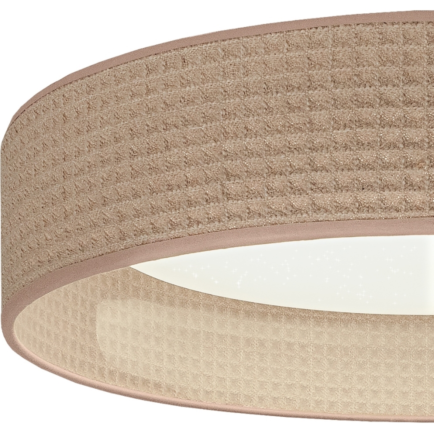 Brilagi - Dimmbare LED-Deckenleuchte VELVET SMARTIX STARS LED/36W/230V 3000-6000K Ø 55 cm beige Wi-Fi Tuya Beacon + Fernbedienung