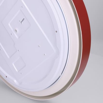 Brilagi - dimmbare LED-Deckenleuchte MATTEO LED/48W/230V 3000-6500K Ø 41 cm rot + Fernbedienung