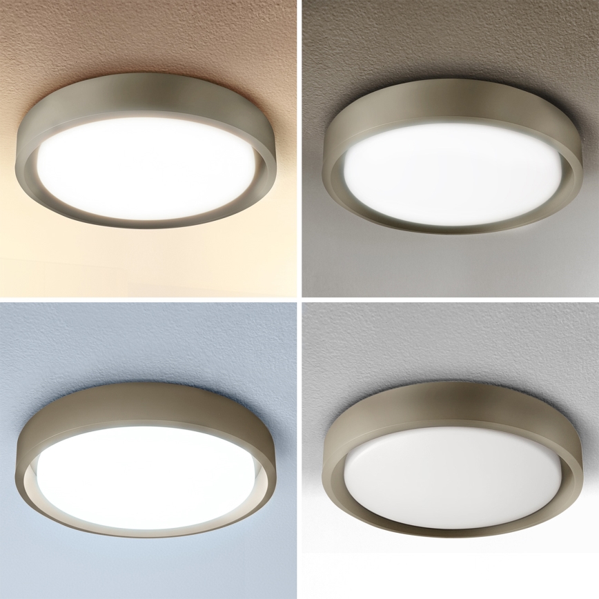 Brilagi - dimmbare LED-Deckenleuchte MATTEO LED/60W/230V 3000-6500K Ø 51,5 cm Taupe + Fernbedienung