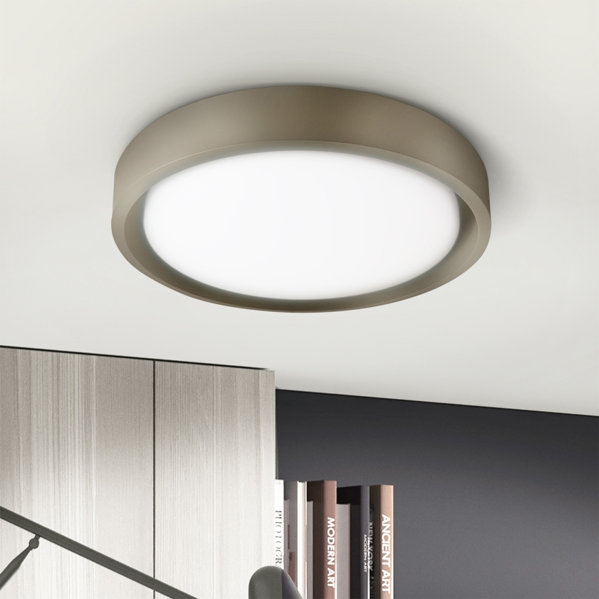 Brilagi - dimmbare LED-Deckenleuchte MATTEO LED/60W/230V 3000-6500K Ø 51,5 cm Taupe + Fernbedienung