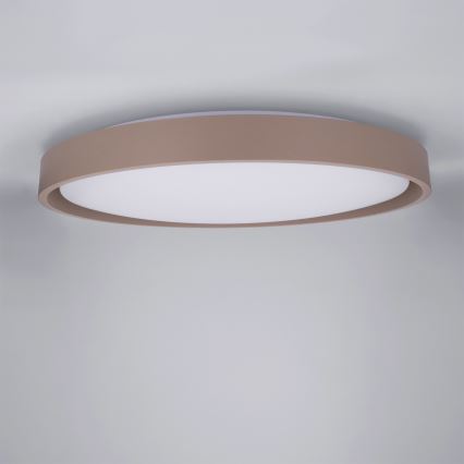 Brilagi - dimmbare LED-Deckenleuchte MATTEO LED/60W/230V 3000-6500K Ø 51,5 cm Taupe + Fernbedienung