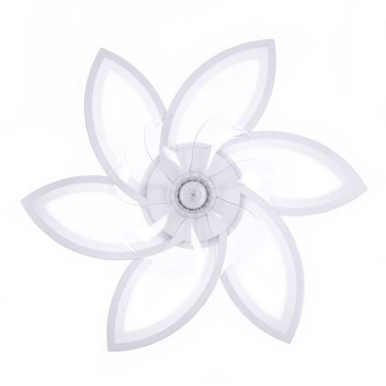 Brilagi - LED dimmbare Deckenleuchte mit Ventilator LED/50W/230V 3000-6500K Weiß + Fernbedienung