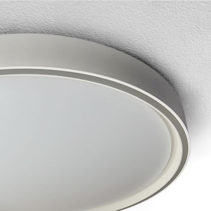 Brilagi - LED dimmbare Deckenleuchte NANCI LED/60W/230V 3000-6500K Ø 49 cm silber + Fernbedienung