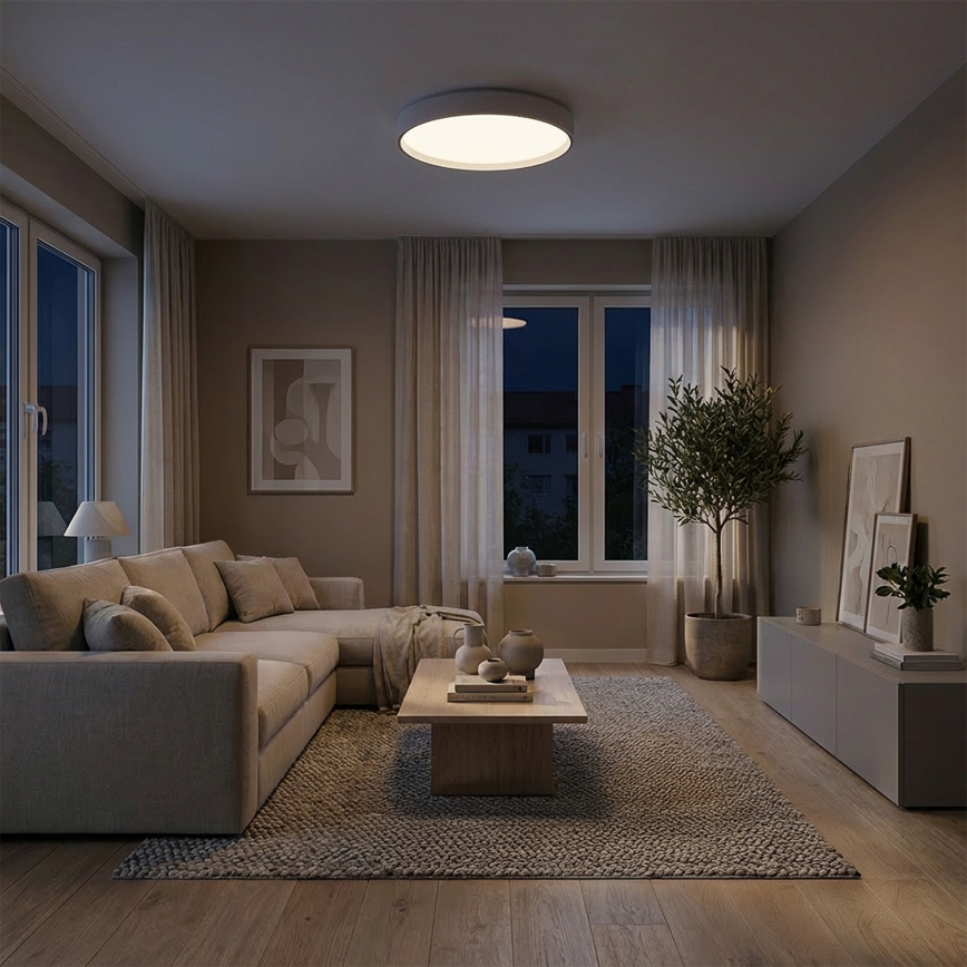 Brilagi - Dimmbare LED-Deckenleuchte NANCI LED/60W/230V 3000-6500K Ø 49 cm weiß + Fernbedienung