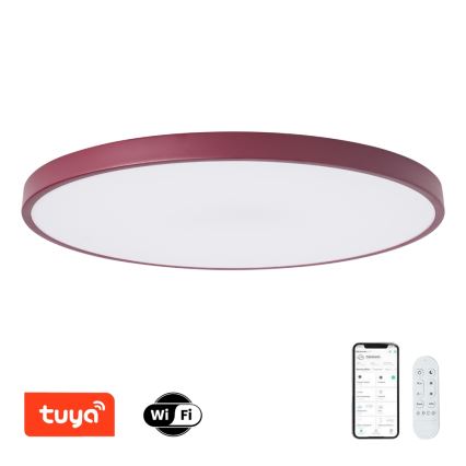 Brilagi - Dimmbare LED-Poolleuchte POOL SMART LED/128W/230V Ø 100 cm Wi-Fi Tuya + Fernbedienung burgunderrot