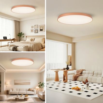 BRILAGI - Dimmbare LED-Deckenleuchte POOL SMART LED/180W/230V 3000-6000K 120 cm bronzefarben Wi-Fi Tuya + Fernbedienung