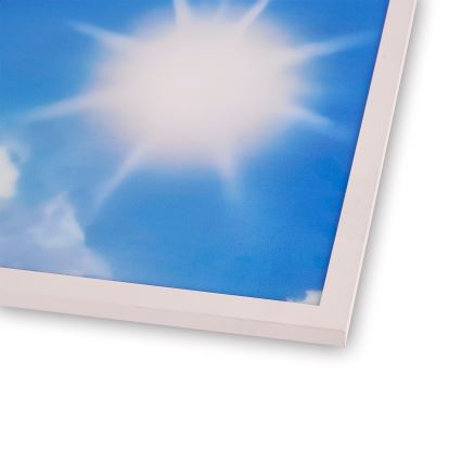 Brilagi - LED-dimmbare Deckenleuchte SLIMFRAME SKY LED/58W/230V 60x60 cm 3000-6000K silber/blau + Fernbedienung