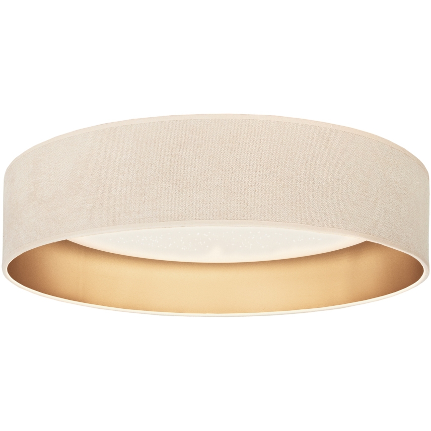 Brilagi - LED-dimmbare Deckenleuchte VELVET SMARTIX STARS LED/24W/230V 3000–6000K Ø 45 cm creme/gold Wi-Fi Tuya Beacon + Fernbedienung