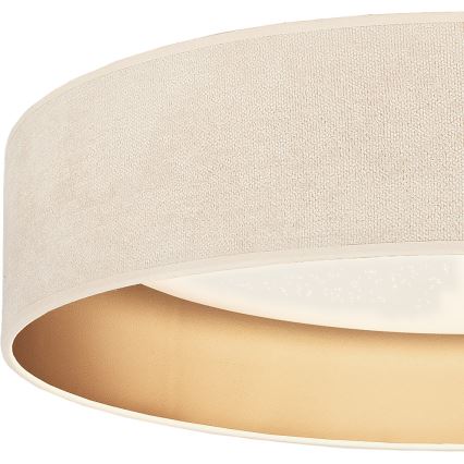 Brilagi - LED-dimmbare Deckenleuchte VELVET SMARTIX STARS LED/24W/230V 3000–6000K Ø 45 cm creme/gold Wi-Fi Tuya Beacon + Fernbedienung