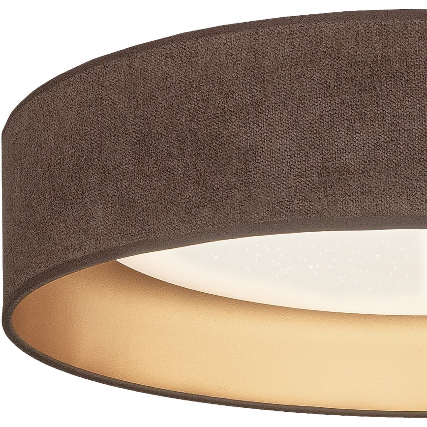 Brilagi - dimmbare LED-Deckenleuchte VELVET SMARTIX STARS LED/24W/230V 3000-6000K Ø 45 cm braun/gold Wi-Fi Tuya Beacon + Fernbedienung