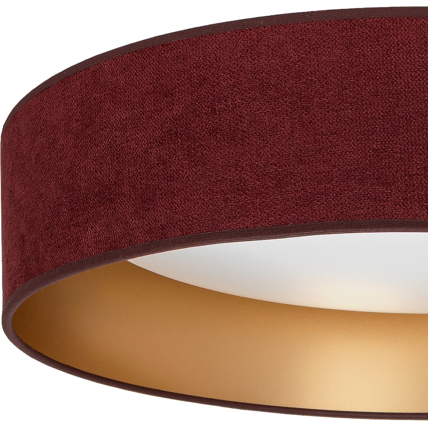 Brilagi - LED-dimmbare Deckenleuchte VELVET SMARTIX LED/24W/230V 3000-6000K Ø 45 cm Weinrot/Gold Wi-Fi Tuya Beacon + Fernbedienung