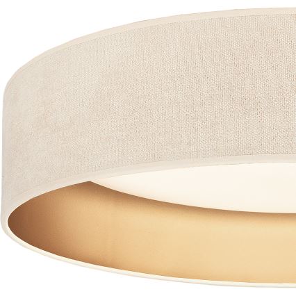 Brilagi - LED-dimmbare Deckenleuchte VELVET SMARTIX LED/36W/230V 3000–6000K Ø 55 cm creme/gold Wi-Fi Tuya Beacon + Fernbedienung