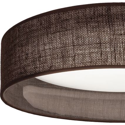 Brilagi - LED-dimmbare Deckenleuchte VELVET SMARTIX LED/36W/230V 3000-6000K Ø 55 cm braun Wi-Fi Tuya Beacon + Fernbedienung