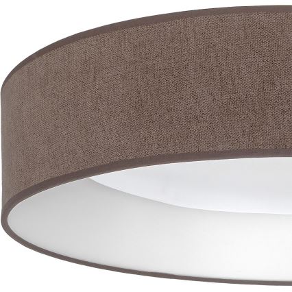 Brilagi - dimmbares Deckenleuchte VELVET SMARTIX LED/36W/230V 3000-6000K Ø 55 cm braun Wi-Fi Tuya Beacon + Fernbedienung