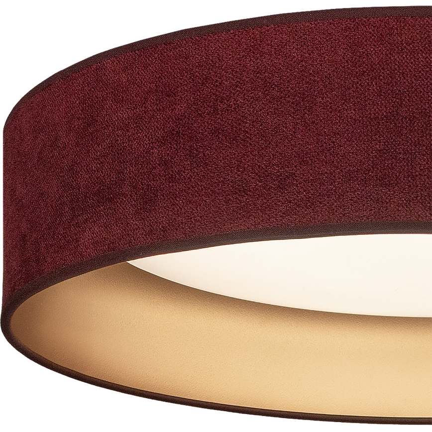 Brilagi - LED-dimmbare Deckenleuchte VELVET SMARTIX LED/36W/230V 3000-6000K Ø 55 cm weinrot/gold Wi-Fi Tuya Beacon + Fernbedienung