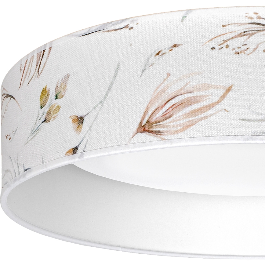 Brilagi - LED-dimmbare Deckenleuchte VELVET SMART VARI LED/24W/230V 3000–6500K Ø 45 cm weiß/Blumen + Fernbedienung