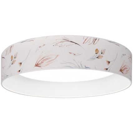 Brilagi - LED-dimmbare Deckenleuchte VELVET SMART VARI LED/24W/230V 3000–6500K Ø 45 cm weiß/Blumen + Fernbedienung