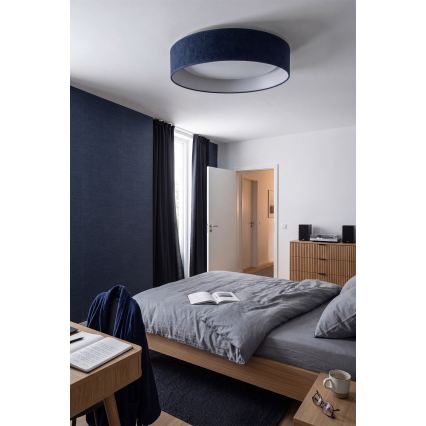 BRILAGI - LED-dimmbare Deckenleuchte VELVET SMART VARI LED/36W/230V 3000-6500K Ø 55 cm blau + Fernbedienung