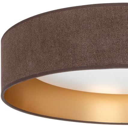 Brilagi - dimmbare LED-Deckenleuchte VELVET SMART VARI LED/36W/230V 3000-6500K Ø 55 cm braun/gold + Fernbedienung