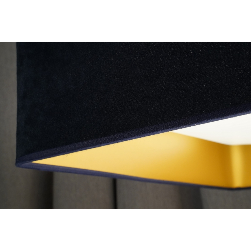 Brilagi - Dimmbare LED-Deckenleuchte VELVET SQUARE SMART LED/36W/230V 60x60 cm 2700-6500K Wi-Fi Tuya + Fernbedienung tmavě modrá