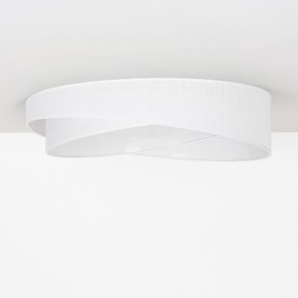 BRILAGI - dimmbare LED-Deckenleuchte VELVET TWIST LED/36W/230V 3000-6000K Ø 65 cm Wi-Fi Tuya Beacon weiß + Fernbedienung